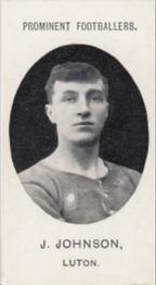 1908 Taddy & Co. Prominent Footballers, Series 2 #NNO Joe Johnson Front