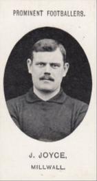 1908 Taddy & Co. Prominent Footballers, Series 2 #NNO John Joyce Front
