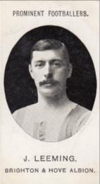1908 Taddy & Co. Prominent Footballers, Series 2 #NNO Joe Leeming Front