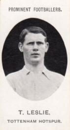 1908 Taddy & Co. Prominent Footballers, Series 2 #NNO Tom Leslie Front