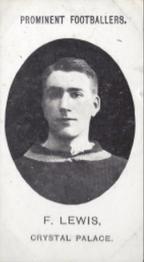 1908 Taddy & Co. Prominent Footballers, Series 2 #NNO Fred Lewis Front