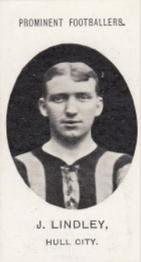 1908 Taddy & Co. Prominent Footballers, Series 2 #NNO J. Lindley Front