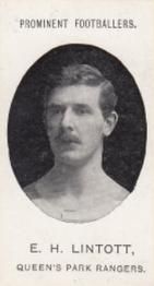1908 Taddy & Co. Prominent Footballers, Series 2 #NNO Evelyn Lintott Front