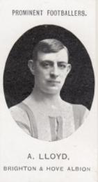 1908 Taddy & Co. Prominent Footballers, Series 2 #NNO Arthur Lloyd Front