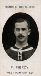 1908 Taddy & Co. Prominent Footballers, Series 2 #NNO Frank Piercy Front