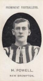 1908 Taddy & Co. Prominent Footballers, Series 2 #NNO Bert Powell Front