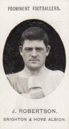 1908 Taddy & Co. Prominent Footballers, Series 2 #NNO Jimmy Robertson Front