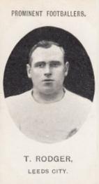 1908 Taddy & Co. Prominent Footballers, Series 2 #NNO Tom Rodger Front