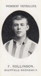 1908 Taddy & Co. Prominent Footballers, Series 2 #NNO Frank Rollinson Front