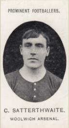 1908 Taddy & Co. Prominent Footballers, Series 2 #NNO Charlie Satterthwaite Front