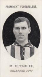 1908 Taddy & Co. Prominent Footballers, Series 2 #NNO Martin Spendiff Front