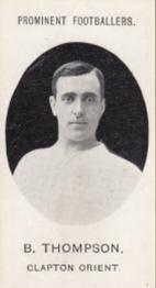 1908 Taddy & Co. Prominent Footballers, Series 2 #NNO Benny Thompson Front