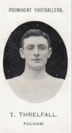 1908 Taddy & Co. Prominent Footballers, Series 2 #NNO Fred Threlfall Front