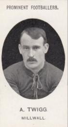 1908 Taddy & Co. Prominent Footballers, Series 2 #NNO Alf Twigg Front