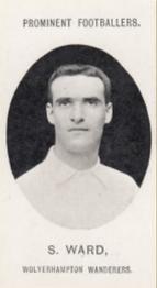 1908 Taddy & Co. Prominent Footballers, Series 2 #NNO Samuel Ward Front