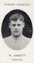 1907 Taddy & Co. Prominent Footballers, Series 1 #NNO Walter Abbott Front