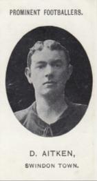 1907 Taddy & Co. Prominent Footballers, Series 1 #NNO Danny Aitken Front