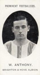 1907 Taddy & Co. Prominent Footballers, Series 1 #NNO Walter Anthony Front