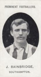 1907 Taddy & Co. Prominent Footballers, Series 1 #NNO John Bainbridge Front