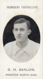 1907 Taddy & Co. Prominent Footballers, Series 1 #NNO George Barlow Front