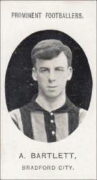 1907 Taddy & Co. Prominent Footballers, Series 1 #NNO Albert Bartlett Front