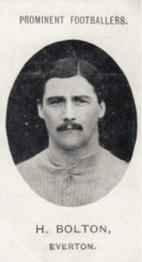1907 Taddy & Co. Prominent Footballers, Series 1 #NNO Hugh Bolton Front