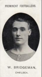 1907 Taddy & Co. Prominent Footballers, Series 1 #NNO Billy Bridgeman Front