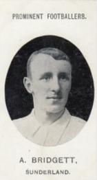 1907 Taddy & Co. Prominent Footballers, Series 1 #NNO Arthur Bridgett Front