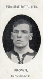 1907 Taddy & Co. Prominent Footballers, Series 1 #NNO Arthur Brown Front