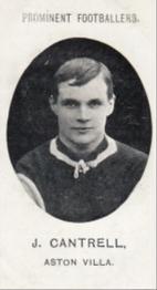 1907 Taddy & Co. Prominent Footballers, Series 1 #NNO Jimmy Cantrell Front
