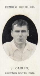 1907 Taddy & Co. Prominent Footballers, Series 1 #NNO John Carlin Front