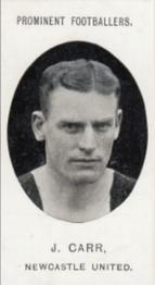 1907 Taddy & Co. Prominent Footballers, Series 1 #NNO Jack Carr Front