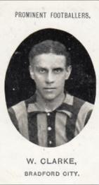 1907 Taddy & Co. Prominent Footballers, Series 1 #NNO Willie Clarke Front