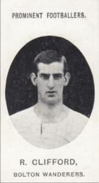1907 Taddy & Co. Prominent Footballers, Series 1 #NNO Robert Clifford Front