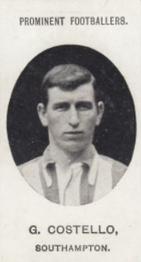 1907 Taddy & Co. Prominent Footballers, Series 1 #NNO Frank Costello Front