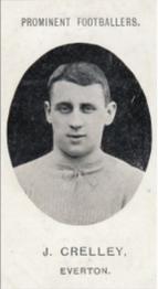 1907 Taddy & Co. Prominent Footballers, Series 1 #NNO Jack Crelley Front