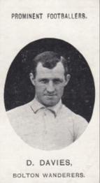 1907 Taddy & Co. Prominent Footballers, Series 1 #NNO Dai Davies Front