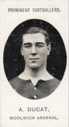 1907 Taddy & Co. Prominent Footballers, Series 1 #NNO Andy Ducat Front
