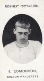 1907 Taddy & Co. Prominent Footballers, Series 1 #NNO John Edmondson Front