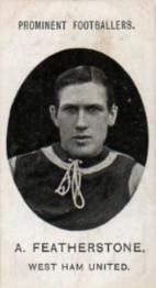 1907 Taddy & Co. Prominent Footballers, Series 1 #NNO Arthur Featherstone Front