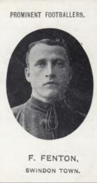 1907 Taddy & Co. Prominent Footballers, Series 1 #NNO Fred Fenton Front