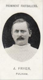 1907 Taddy & Co. Prominent Footballers, Series 1 #NNO Jack Fryer Front