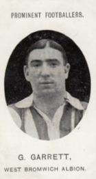 1907 Taddy & Co. Prominent Footballers, Series 1 #NNO George Garratt Front