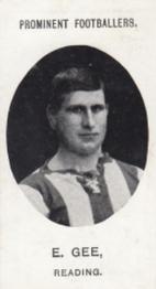 1907 Taddy & Co. Prominent Footballers, Series 1 #NNO Ellis Gee Front
