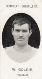 1907 Taddy & Co. Prominent Footballers, Series 1 #NNO Billy Goldie Front
