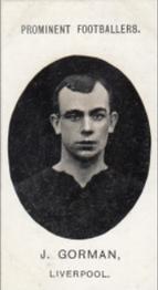 1907 Taddy & Co. Prominent Footballers, Series 1 #NNO James Gorman Front