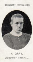 1907 Taddy & Co. Prominent Footballers, Series 1 #NNO Archie Gray Front