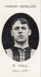 1907 Taddy & Co. Prominent Footballers, Series 1 #NNO Ellis Hall Front
