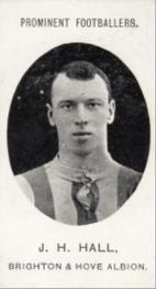 1907 Taddy & Co. Prominent Footballers, Series 1 #NNO Jack Hall Front
