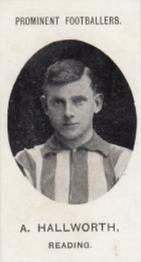 1907 Taddy & Co. Prominent Footballers, Series 1 #NNO Arthur Hallworth Front